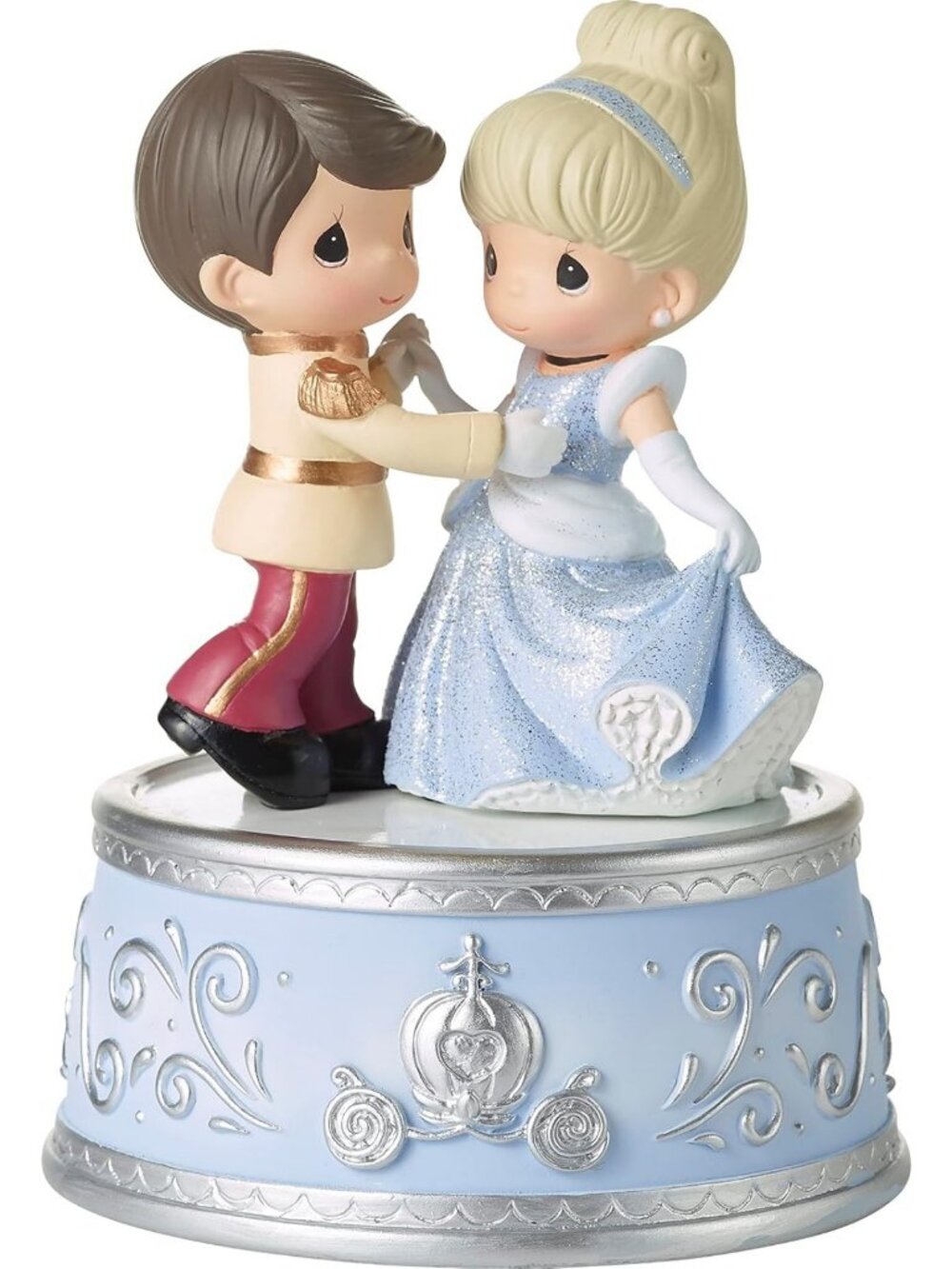 Cinderella Musical Figurine - Rotating Resin, Dreams Come True, Disney